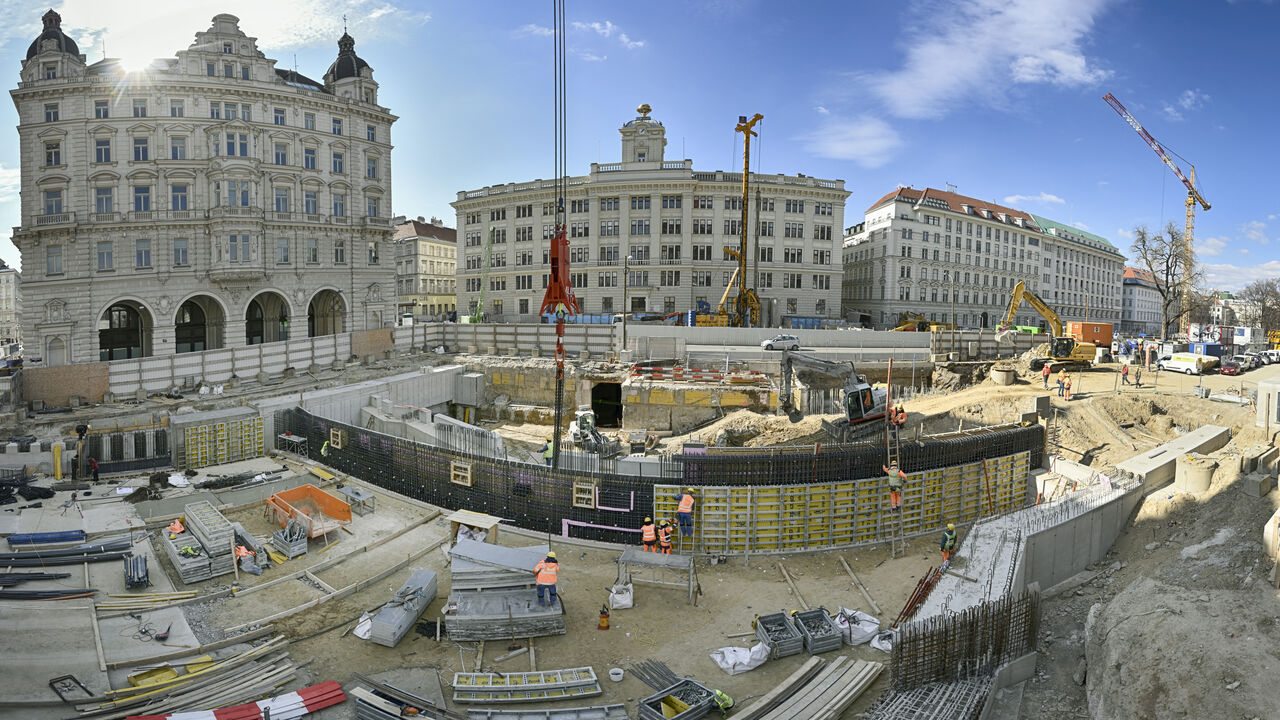 Строительство метро в Вене